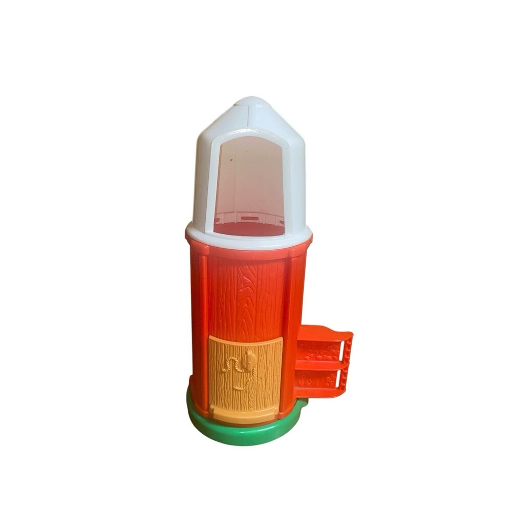 Fisher Price Little People Barn Farm 2005 -Red Silo Attachment ONLY